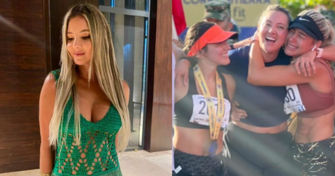 Daniella Álvarez sufrió dolores fuertes después de cumplir su reto personal corriendo en una maratón